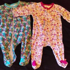 2 Zutano snap style pjs